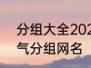 分组大全2022最新版的 高冷二字霸气分组网名