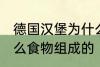 德国汉堡为什么要叫汉堡 汉堡是由什么食物组成的