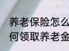 养老保险怎么领取养老金 养老保险如何领取养老金