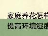 家庭养花怎样提高环境湿度 家庭养花提高环境湿度的技巧